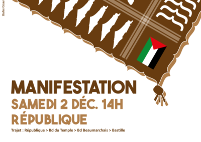 Affiche manifestation 2 décembre